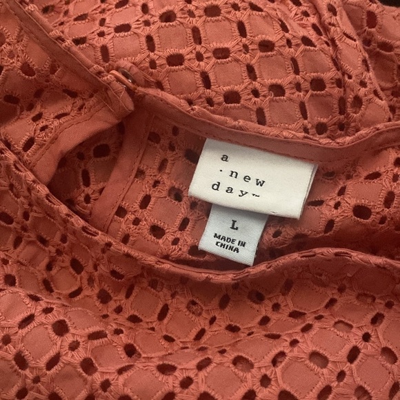 A New Day Eyelet High Waisted Paperbag Shorts Set - Picture 9 of 9